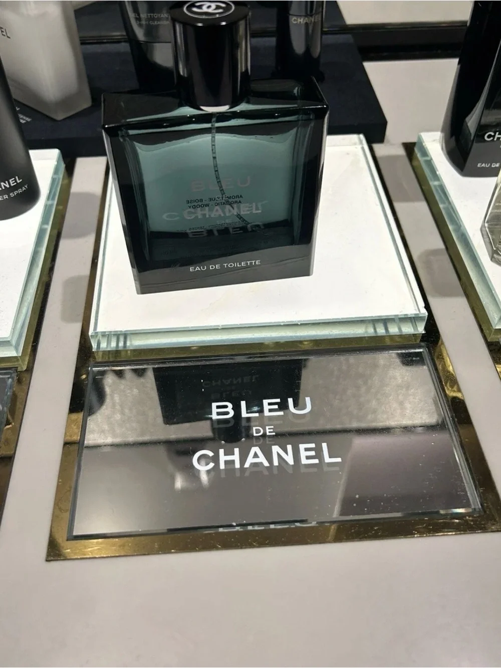 CHANEL Bleu - Dark Blue & Black men treatment for travel ( holiday gift )